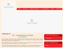 Tablet Screenshot of ebcconsulting.ae
